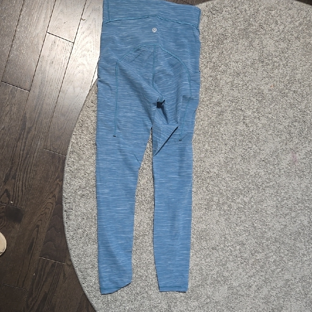 Blue Athletic Leggings